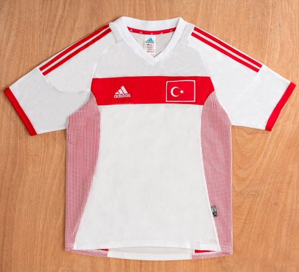 2002 Turkey Away Retro Soccer Jersey