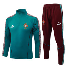 26-27 Portugal High Quality Half Pull Tracksuit