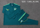 26-27 Brazil High Quality Half Pull Tracksuit