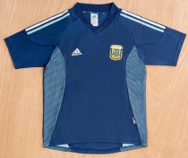 2002 Argentina Away Retro Soccer Jersey