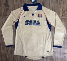2001-2002 ARS Away Long Sleeve Retro Soccer Jersey