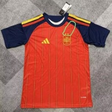 2026 World Cup Spain Home Fans Soccer Jersey (With 2 Star)*两颗星