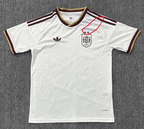 2026 World Cup Spain Away Fans Soccer Jersey (With 2 Star)*两颗星
