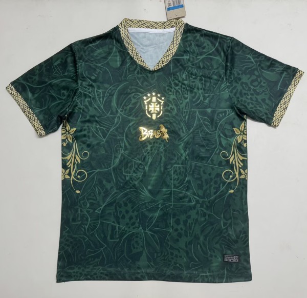 26-27 Brazil Green Special Edition Fans Soccer Jersey