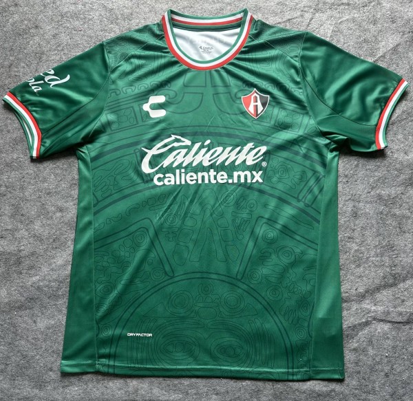 26-27 Atlas Green Retro Version Fans Soccer Jersey