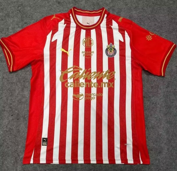 26-27 Chivas Guadalajara Red White Special Edition Fans Soccer Jersey
