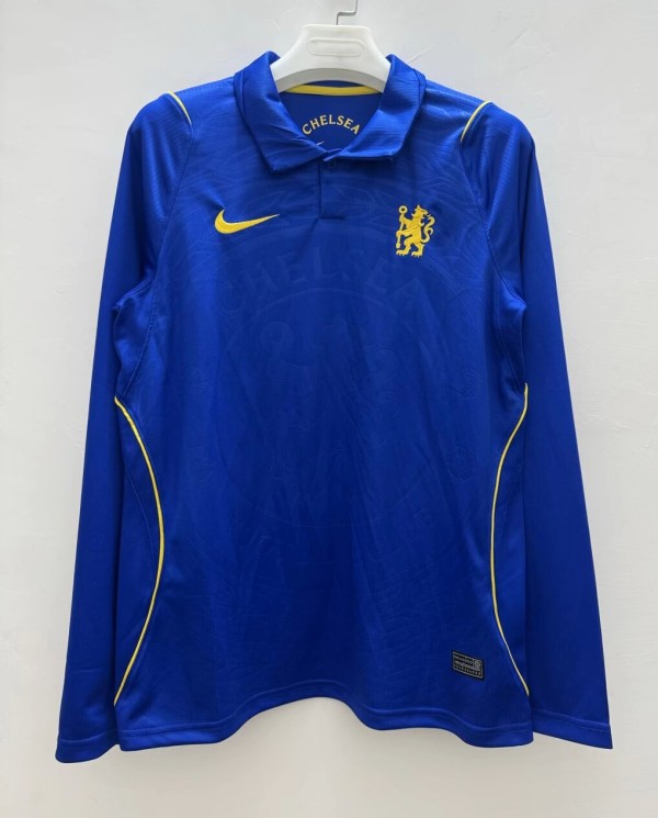 26-27 CHE Home Leaked Edition Long Sleeve Fans Soccer Jersey (长袖)