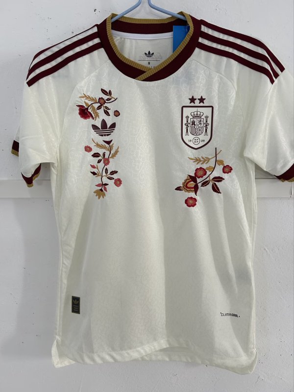 2026 Spain Embroidered Version Soccer Jersey (With 2 Star)*两颗星
