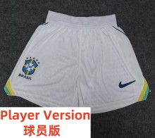 2026 Brazil Home Player Version Shorts Pants (球员短裤)