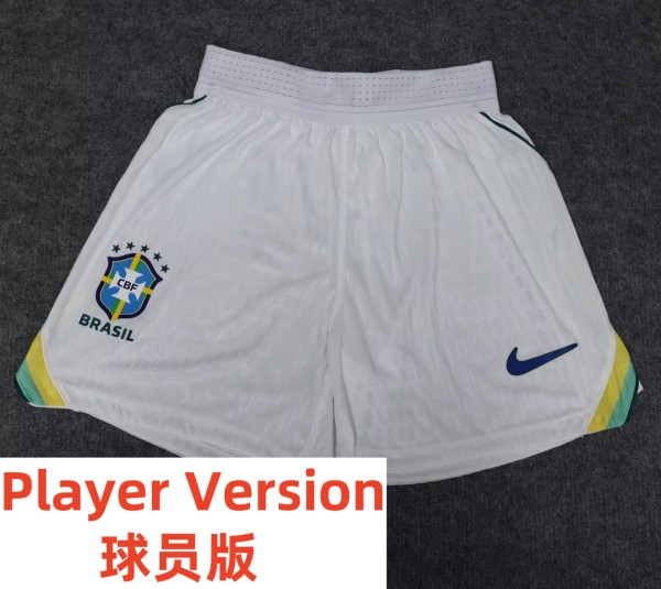 2026 Brazil Home Player Version Shorts Pants (球员短裤)