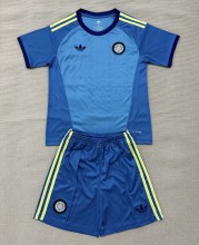 26-27 Leeds United Blue GoalKeeper Kids Soccer Jersey