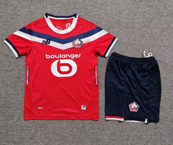 26-27 Lille Home Kids Soccer Jersey