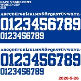 2026 Cape Verde Away Player Version Soccer Jersey