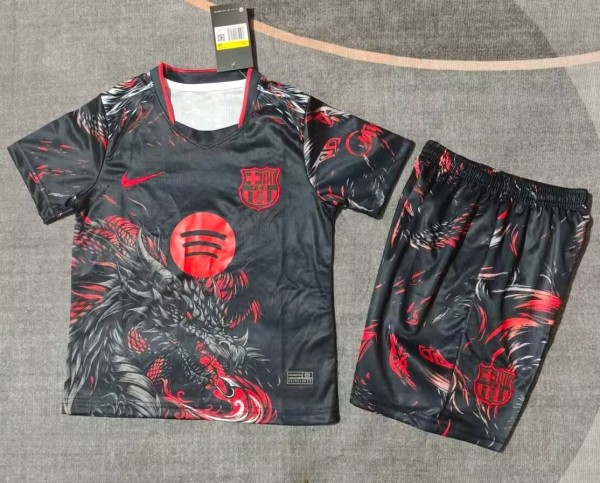 26-27 BAR Red Special Edition Kids Soccer Jersey
