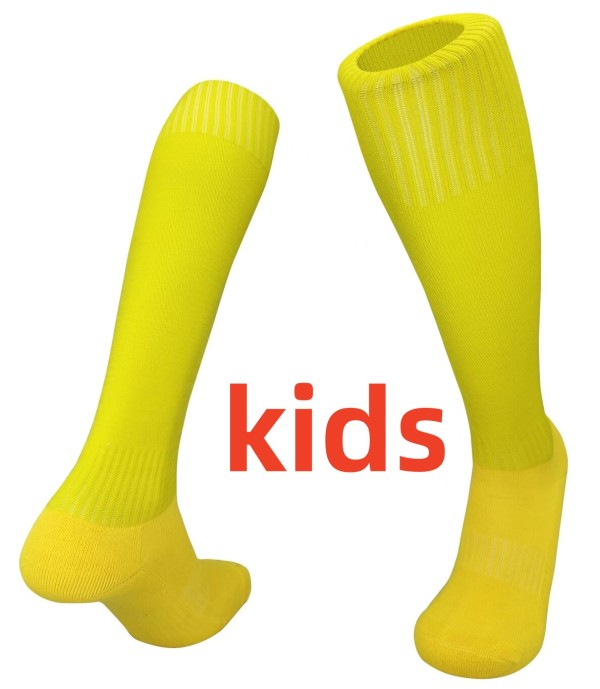 26-27 Yellow Kids Socks