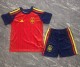 2026 World Cup Spain Home Kids Soccer Jersey (With 2 Star)*两颗星
