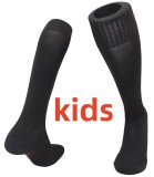 26-27 Black Kids Socks