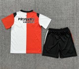 26-27 Feyenoord Home Kids Soccer Jersey