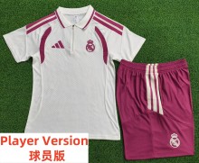 26-27 RMA High Quality Player Version Half Pull Training Short Suit  (球员套装)