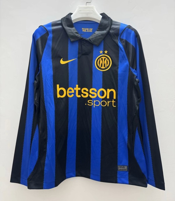 26-27 INT Home Long Sleeve Fans Soccer Jersey (长袖)