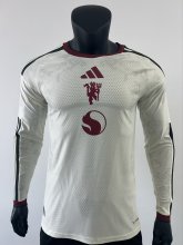 26-27 Man Utd Third Leaked Edition Long Sleeve Player Version Soccer Jersey (长袖球员)