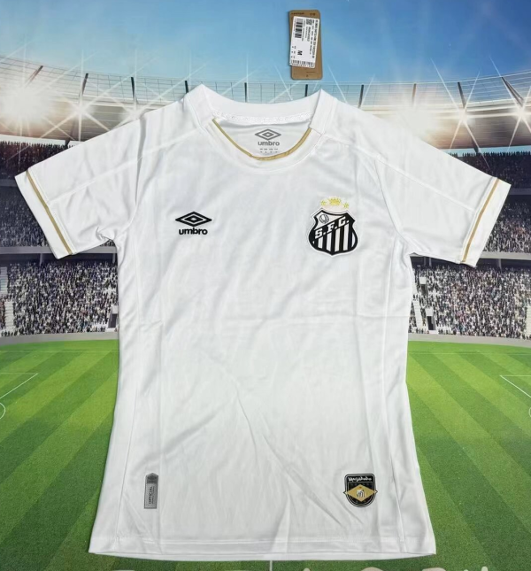 26-27 Santos FC Home Women Fans Soccer Jersey (女)