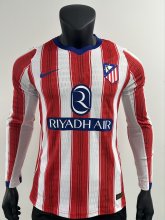 26-27 ATM Home Leaked Edition Long Sleeve Player Version Soccer Jersey*长袖球员
