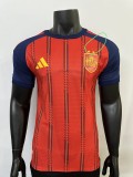 2026 World Cup Spain Home Print CAMPEONES #26 Player Version Soccer Jersey (With 2 Star)*两颗星
