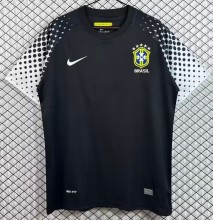 2010 Brazil GoalKeeper Retro Soccer Jersey