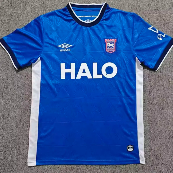 26-27 Ipswich Home Fans Soccer Jersey