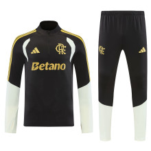 26-27 Flamengo High Quality Half Pull Tracksuit
