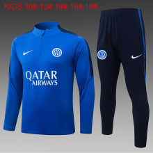 26-27  INT High Quality Kids Half Pull Tracksuit
