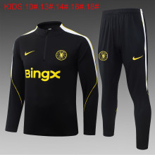 26-27 CHE High Quality Kids Half Pull Tracksuit