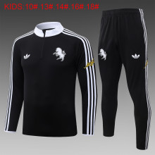 26-27 JUV High Quality Kids Half Pull Tracksuit