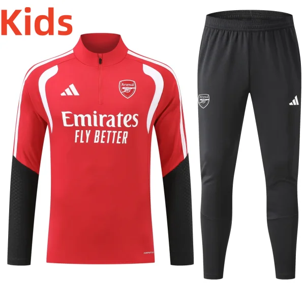 26-27 ARS High Quality Kids Half Pull Tracksuit