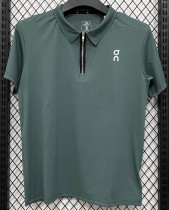 2026 ON Green High Quality Half Pull T-Shirt