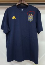 26-27 Spain Blue High Quality Casual T-Shirt(With 2 Star)*两颗星