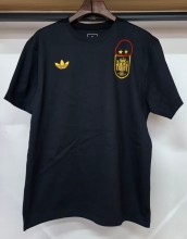 26-27 Spain Black High Quality Casual T-Shirt(With 2 Star)*两颗星
