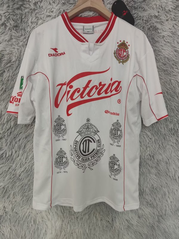 1998-1999 Toluca Away Fans Soccer Jersey