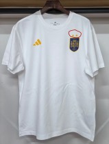 26-27 Spain White High Quality Casual T-Shirt(With 2 Star)*两颗星