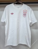 26-27 Spain White High Quality Casual T-Shirt(With 2 Star)*两颗星
