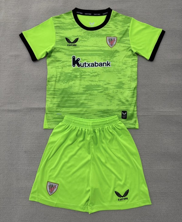 26-27 Bilbao Green GoalKeeper Adult Suit