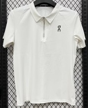 2026 ON White High Quality Half Pull T-Shirt