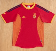 2002 Spain Home Retro Soccer Jersey