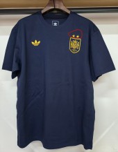 26-27 Spain Blue High Quality Casual T-Shirt(With 2 Star)*两颗星
