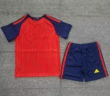 2026 World Cup Spain Home Kids Soccer Jersey (With 2 Star)*两颗星