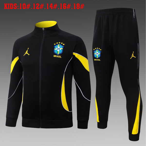 26-27  Brazil High Quality Kids Jacket Tracksuit