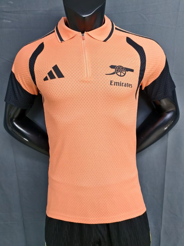 26-27 ARS Orange Player Version Half Pull Training shirts