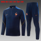 26-27 France High Quality Kids Half Pull Tracksuit