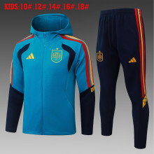 26-27 Spain High Quality Kids Hoodie Jacket Tracksuit